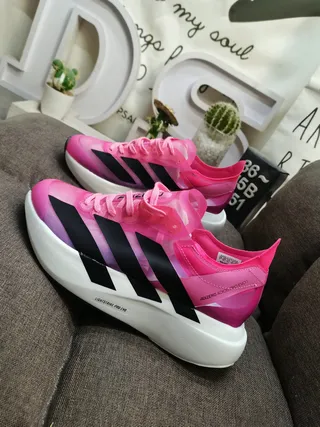 Adidas Lightstrike Pro Gradient Pink Black Running Shoes 7