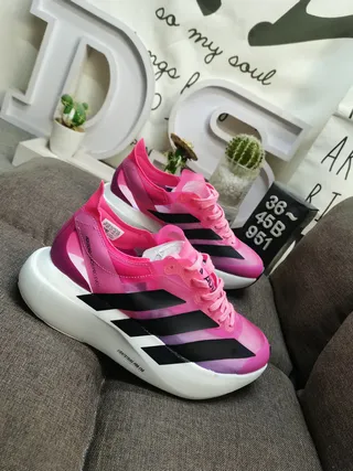 Adidas Lightstrike Pro Gradient Pink Black Running Shoes 9