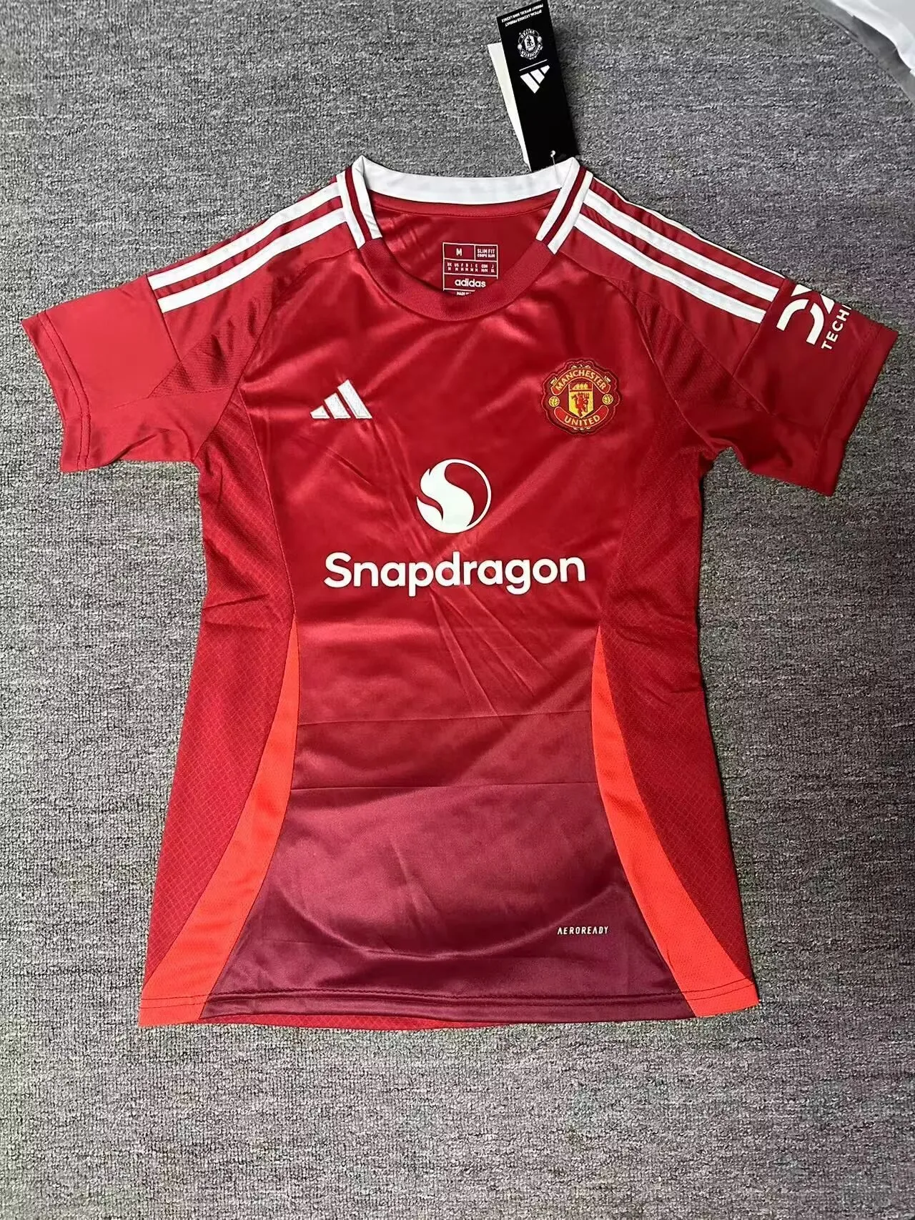 Adidas Manchester United rouge Snapdragon Maillot 3