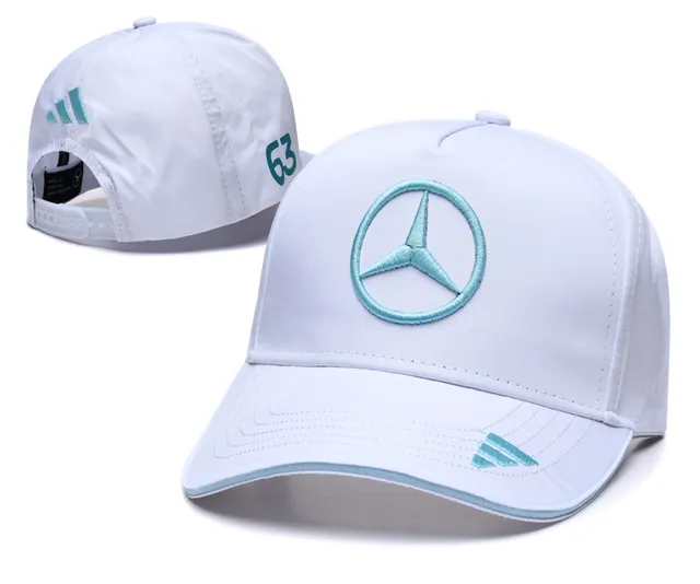 Casquette de baseball Adidas Mercedes-Benz Star brodée bleu royal 8