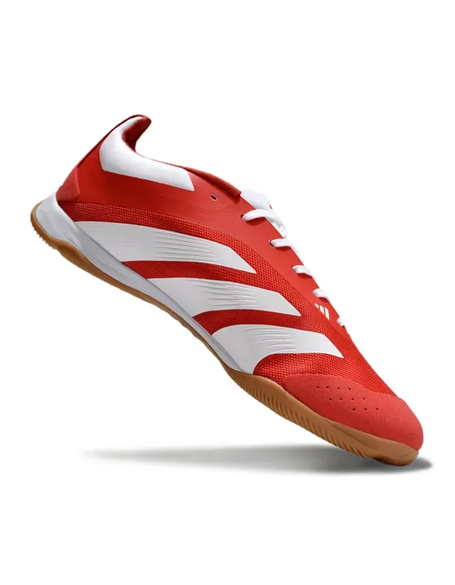 Adidas Predator Red and White Indoor Soccer Shoes 3