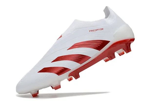 Adidas Predator 白红 草地足球鞋 3