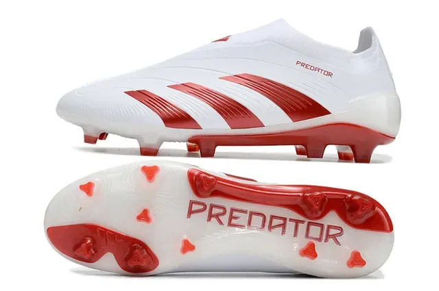 Adidas Predator 白红 草地足球鞋 6