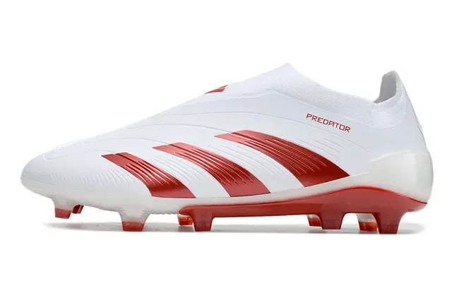 Adidas Predator 白红 草地足球鞋 7