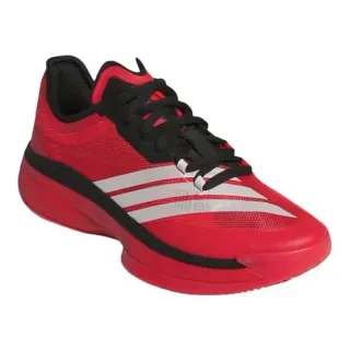 Adidas أحذية رياضية أسلوب حياة شبكية أحمر أسود ثلاث شرائط