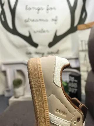 Adidas Samba Beige et Blanc Sneakers Lifestyle 3