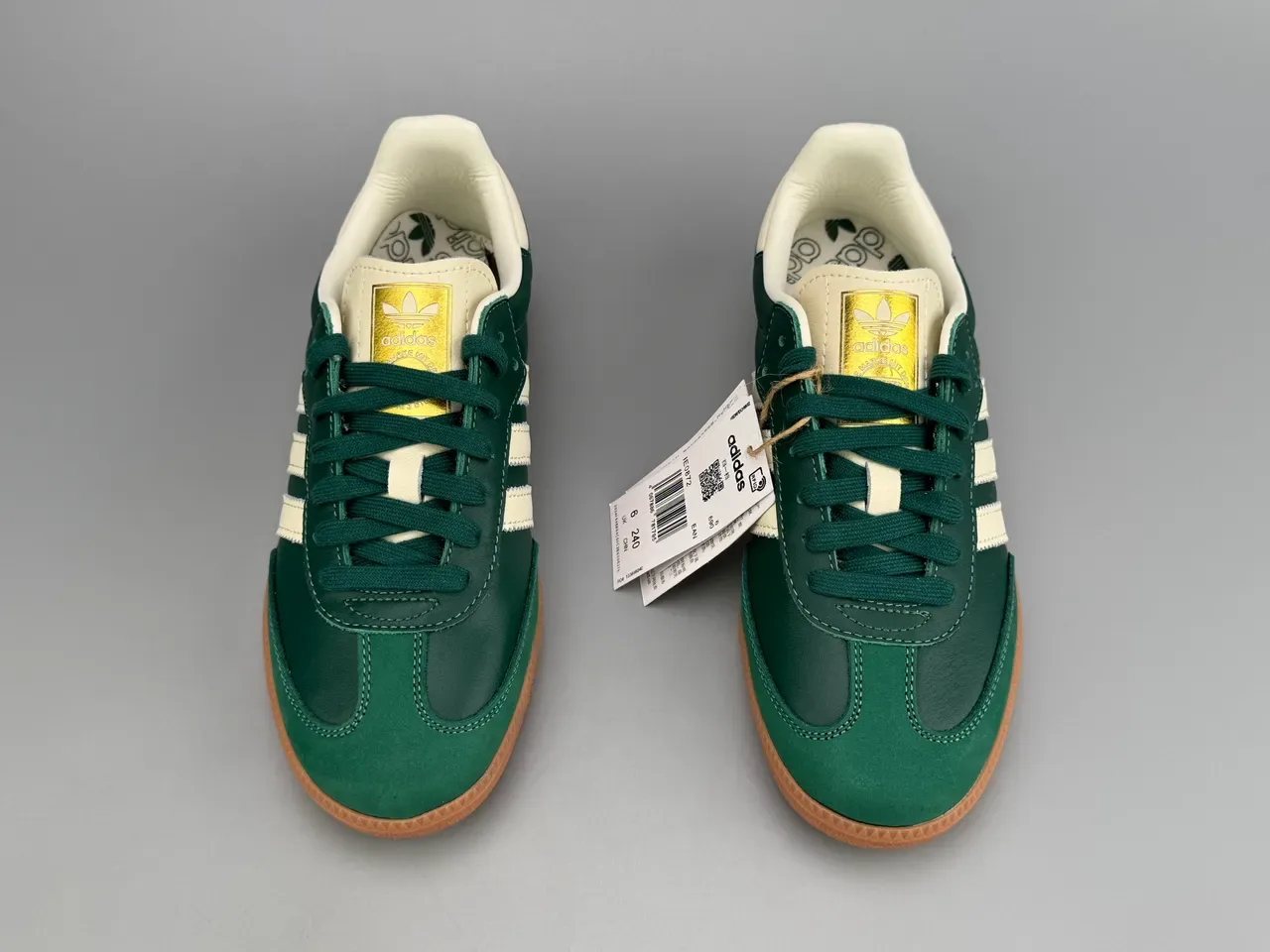 Adidas Samba Verde e Creme Lifestyle Sneakers 3