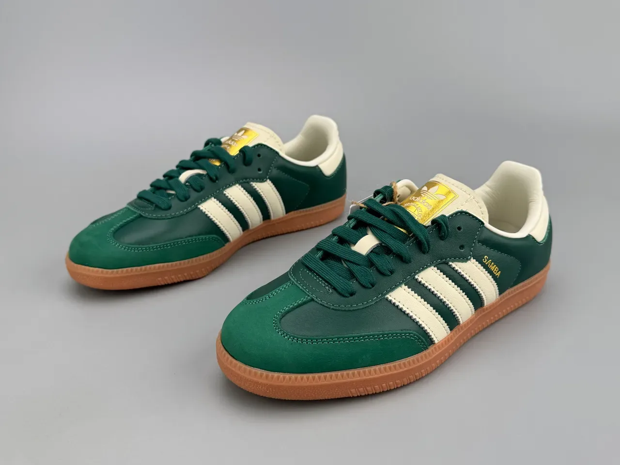 Adidas Samba Verde e Creme Lifestyle Sneakers 7