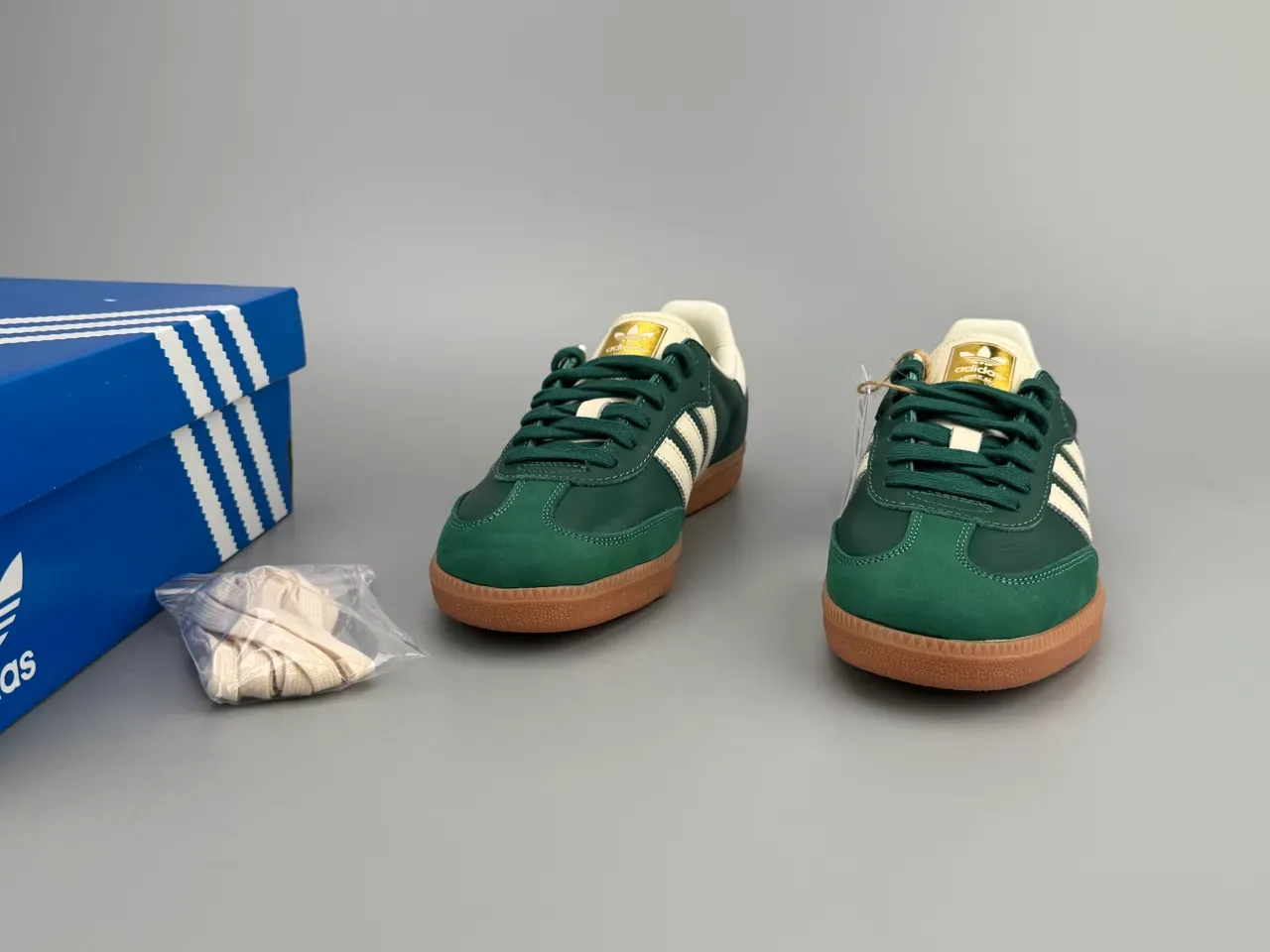 Adidas Samba Verde e Creme Lifestyle Sneakers 9