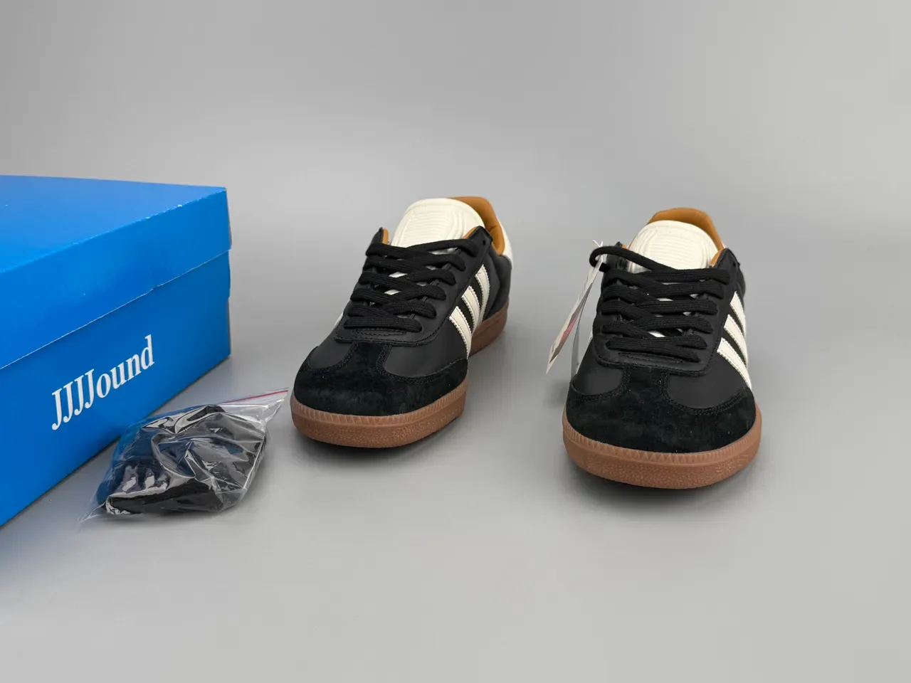 Adidas Samba JJJJOUND Noir Blanc Gomme Sneakers Lifestyle 3