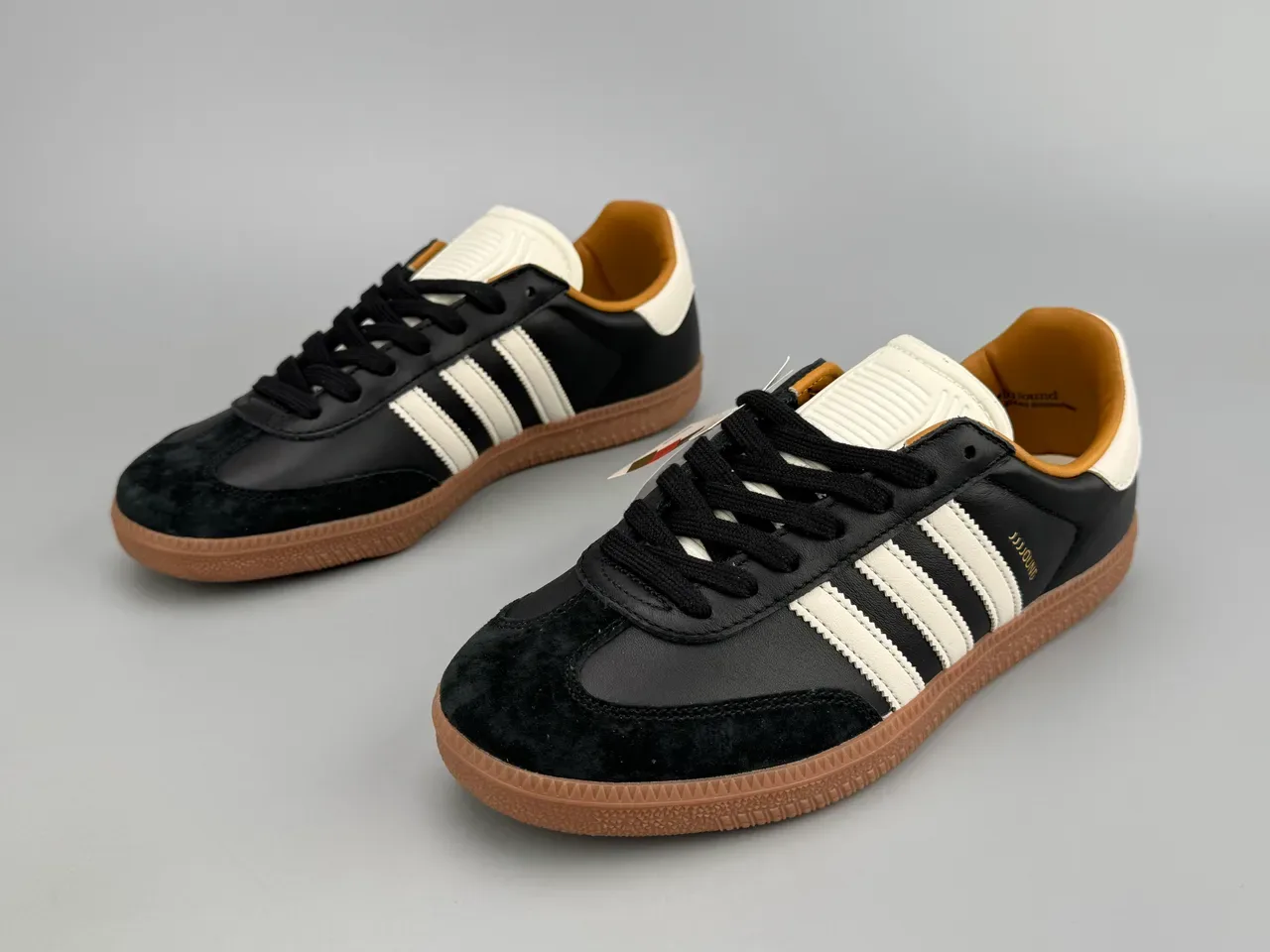 Adidas Samba JJJJOUND Noir Blanc Gomme Sneakers Lifestyle 5