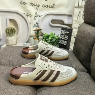 Adidas Samba Off-White و بني ميش لايف ستايل سنيكرز