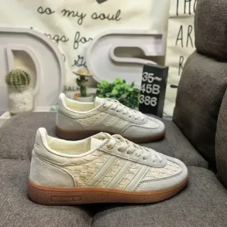 Adidas Samba OG بيج منسوج أسلوب حياة حذاء رياضي