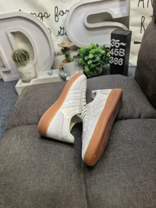 Adidas Samba OG بيج منسوج أسلوب حياة حذاء رياضي 6