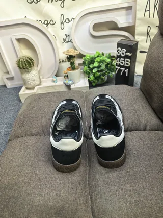 Adidas Samba OG काला क्रीम Lace-Overlay लाइफस्टाइल स्नीकर 8