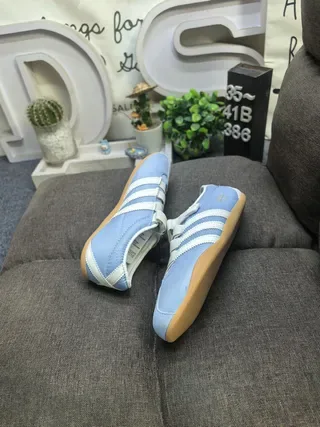 Adidas Samba OG Sneakers Lifestyle Bleu Clair et Blanc 6