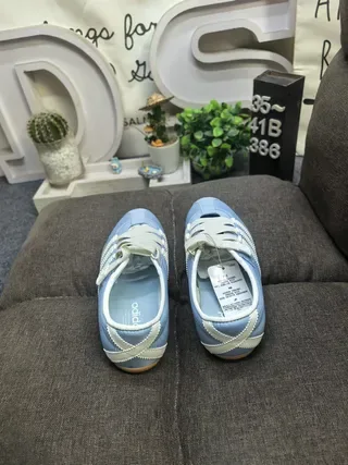 Adidas Samba OG Sneakers Lifestyle Bleu Clair et Blanc 8