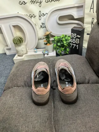 Adidas Spezial Tênis Lifestyle Marrom Rosa Nobuck Superior Painel Lateral Três Listras 8