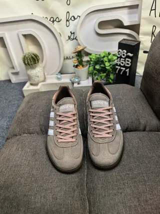 Adidas Spezial Tênis Lifestyle Marrom Rosa Nobuck Superior Painel Lateral Três Listras 10