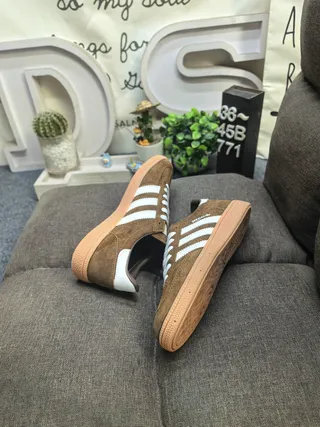 Adidas Spezial Zapatillas Lifestyle de Ante Marrón con Rayas Blancas 6