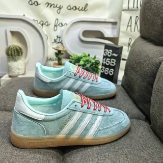 Adidas Spezial أحذية رياضية للأسلوب الحياتي بنت جلد مدبوغ أزرق نعناع