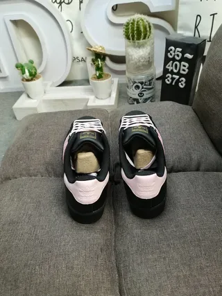 Adidas Superstar Zapatillas Lifestyle Negras y Rosas 8