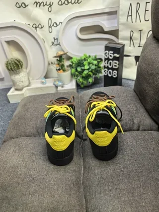 Adidas Superstar Zapatillas Lifestyle Floral Negro Amarillo Menta 8