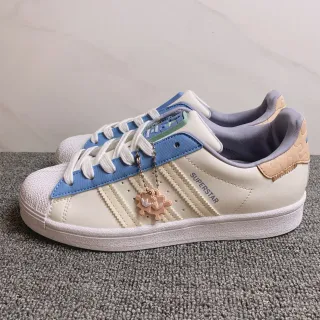 Adidas Superstar Off-White أزرق لافندر لايف ستايل سنيكرز