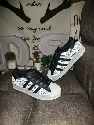Adidas Superstar Tige Imprimée Baskets Lifestyle 3