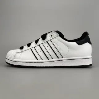 Adidas Superstar حذاء أسلوب حياة أبيض وأسود