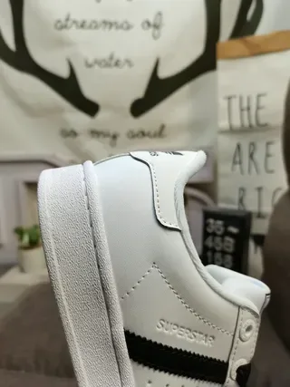 Adidas Superstar White Black Lifestyle Sneakers 3
