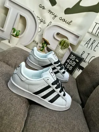 Adidas Superstar White Black Lifestyle Sneakers 9