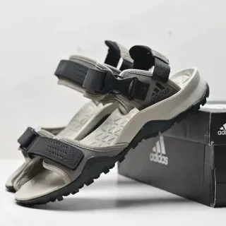 Adidas Terrex Outdoor Sandals Beige Black Multi-Strap Rugged Outsole Casual Sandals