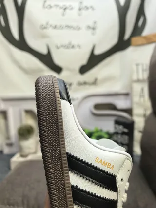 Adidas White Black Slip-On Three-Stripe Loafer 3