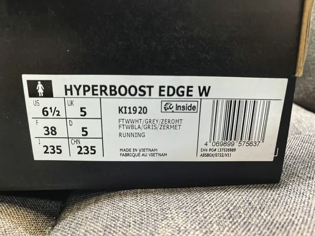 Adidas White Gray Sculpted Monolithic Midsole Engineered Knit Upper Running Shoes 12