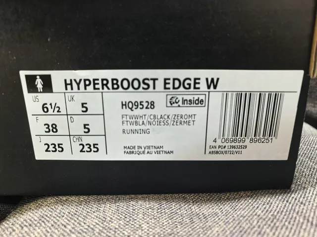 Adidas White Gray Sculpted Monolithic Midsole Engineered Knit Upper Running Shoes 22
