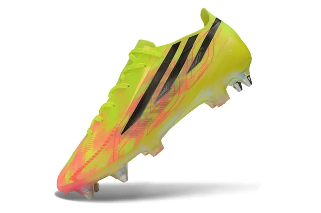 Adidas X Speedflow Hyperfast 霓虹黄 虹彩 人工草地足球鞋 3