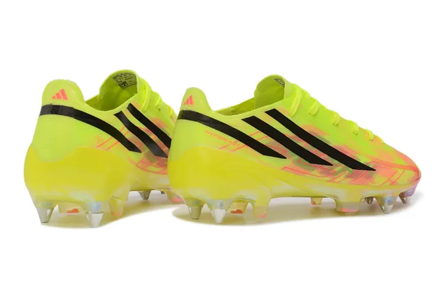 Adidas X Speedflow Hyperfast 霓虹黄 虹彩 人工草地足球鞋 5