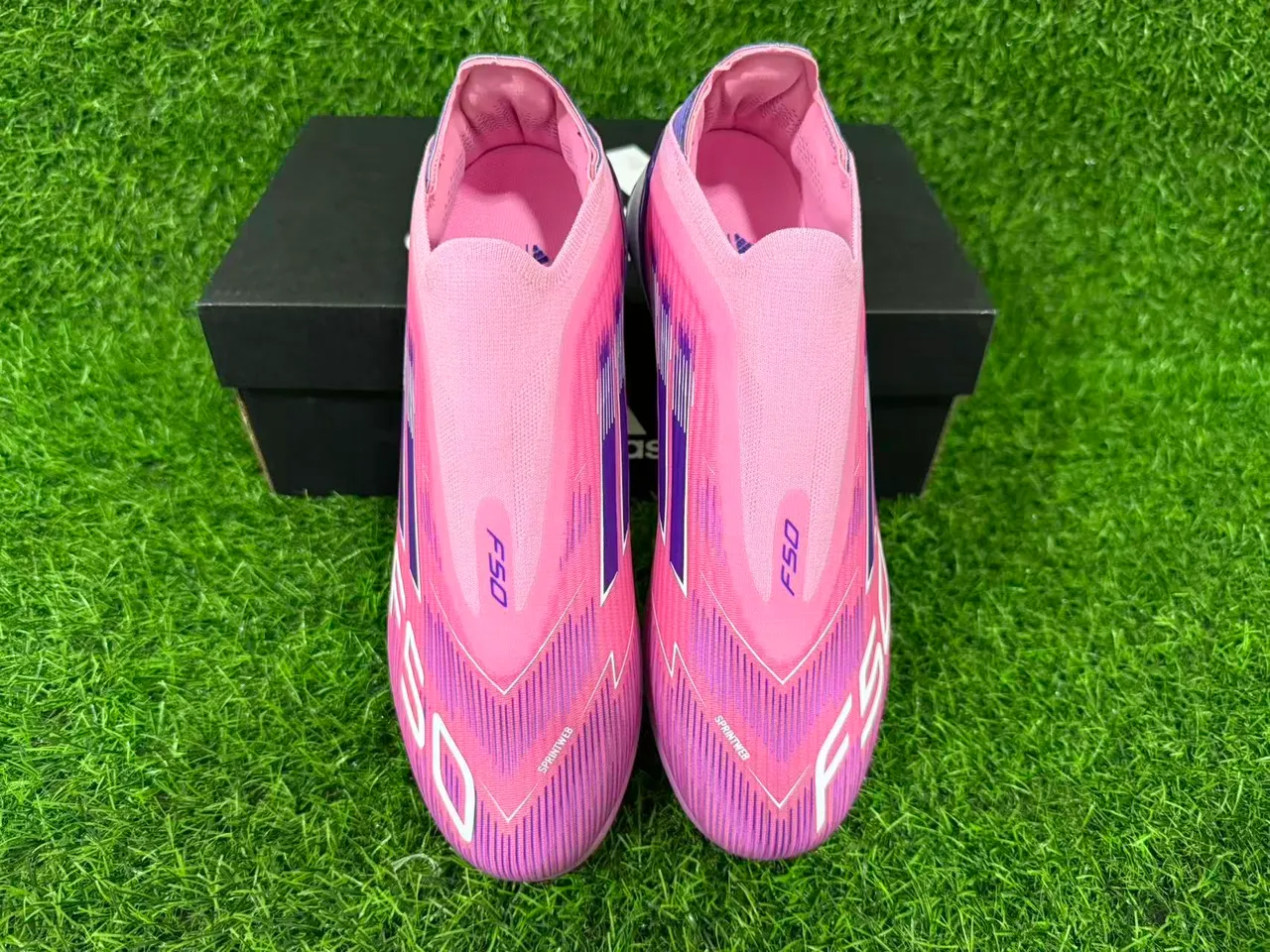 Adidas X Speedflow Rosa Roxo Gramado Sapatos de Futebol 6