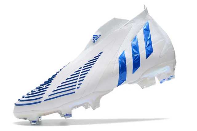 Adidas X Speedflow White Blue Holographic Firm-Ground Soccer Shoes 5
