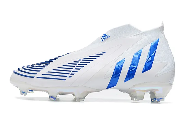 Adidas X Speedflow White Blue Holographic Firm-Ground Soccer Shoes 6