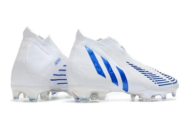 Adidas X Speedflow White Blue Holographic Firm-Ground Soccer Shoes 8