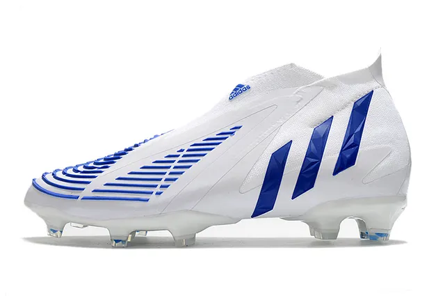 Adidas X Speedflow White Blue Holographic Firm-Ground Soccer Shoes 12
