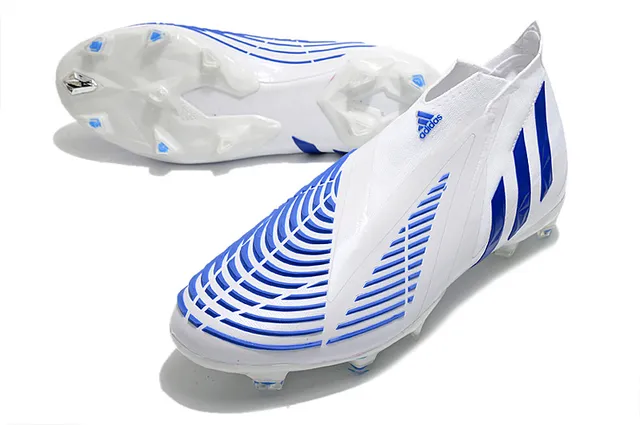 Adidas X Speedflow White Blue Holographic Firm-Ground Soccer Shoes 13