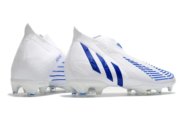 Adidas X Speedflow White Blue Holographic Firm-Ground Soccer Shoes 14