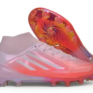 Adidas X Speedportal इरिडेसेंट पिंक ऑरेंज फर्म ग्राउंड फुटबॉल जूते