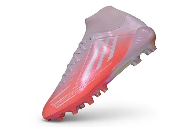 Adidas X Speedportal وردي برتقالي إريديسينت أحذية كرة القدم للأرض الصلبة 3