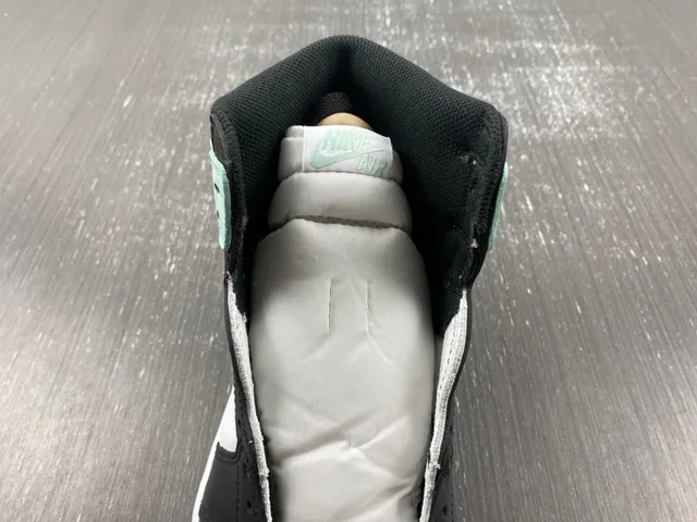 Air Jordan 1 মিন্ট গ্রিন কালো সাদা বাস্কেটবল জুতো 6