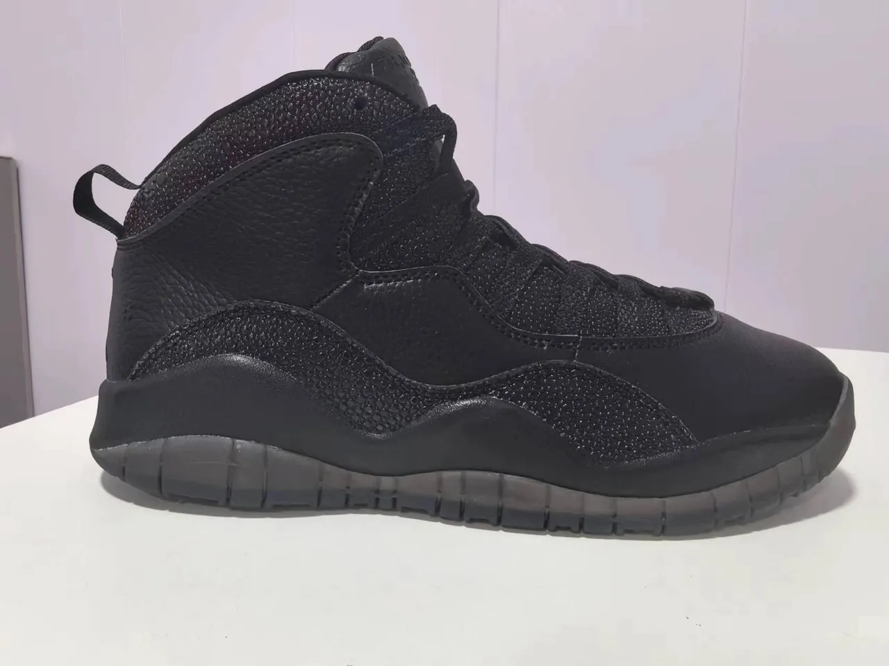 Tênis de basquete Air Jordan 10 totalmente preto 2