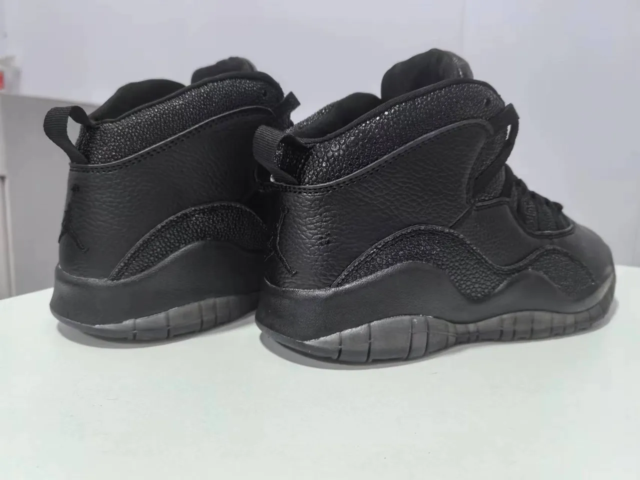 Tênis de basquete Air Jordan 10 totalmente preto 3